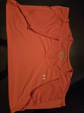 Under Armour Pink Short Sleeve Athletic Shirt!